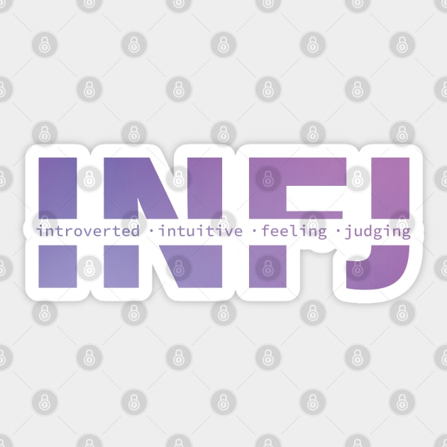 INFJ Personality Sticker by Inspirit Designs